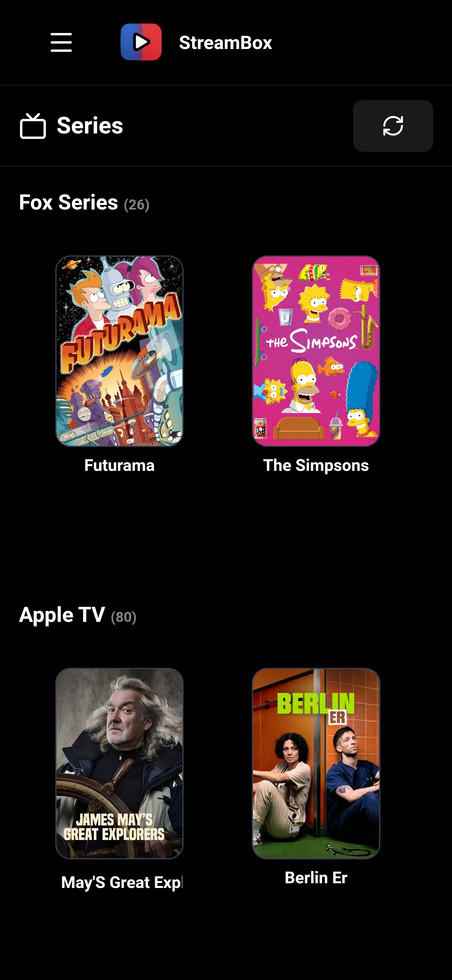 Interfaz Mobile StreamBox - Captura 12