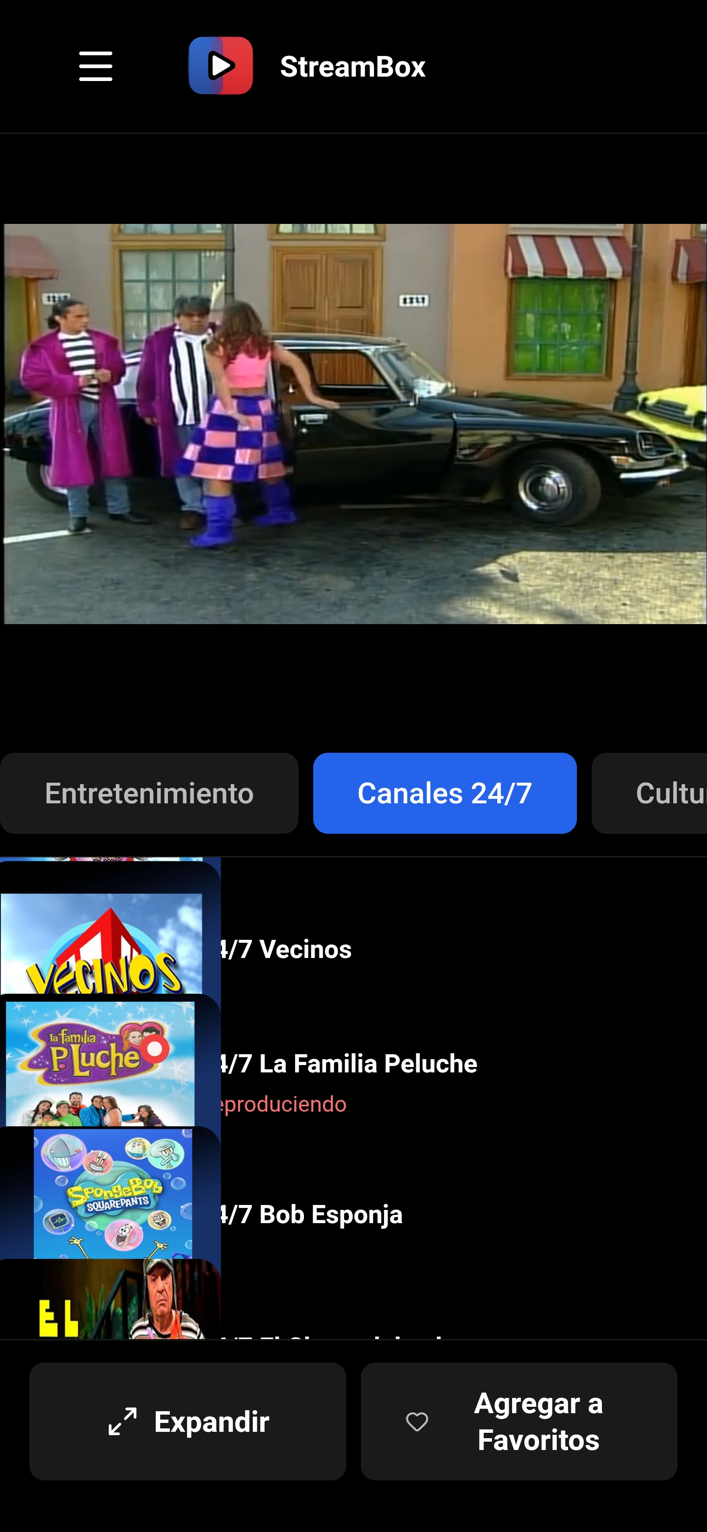 Interfaz Mobile StreamBox - Captura 8