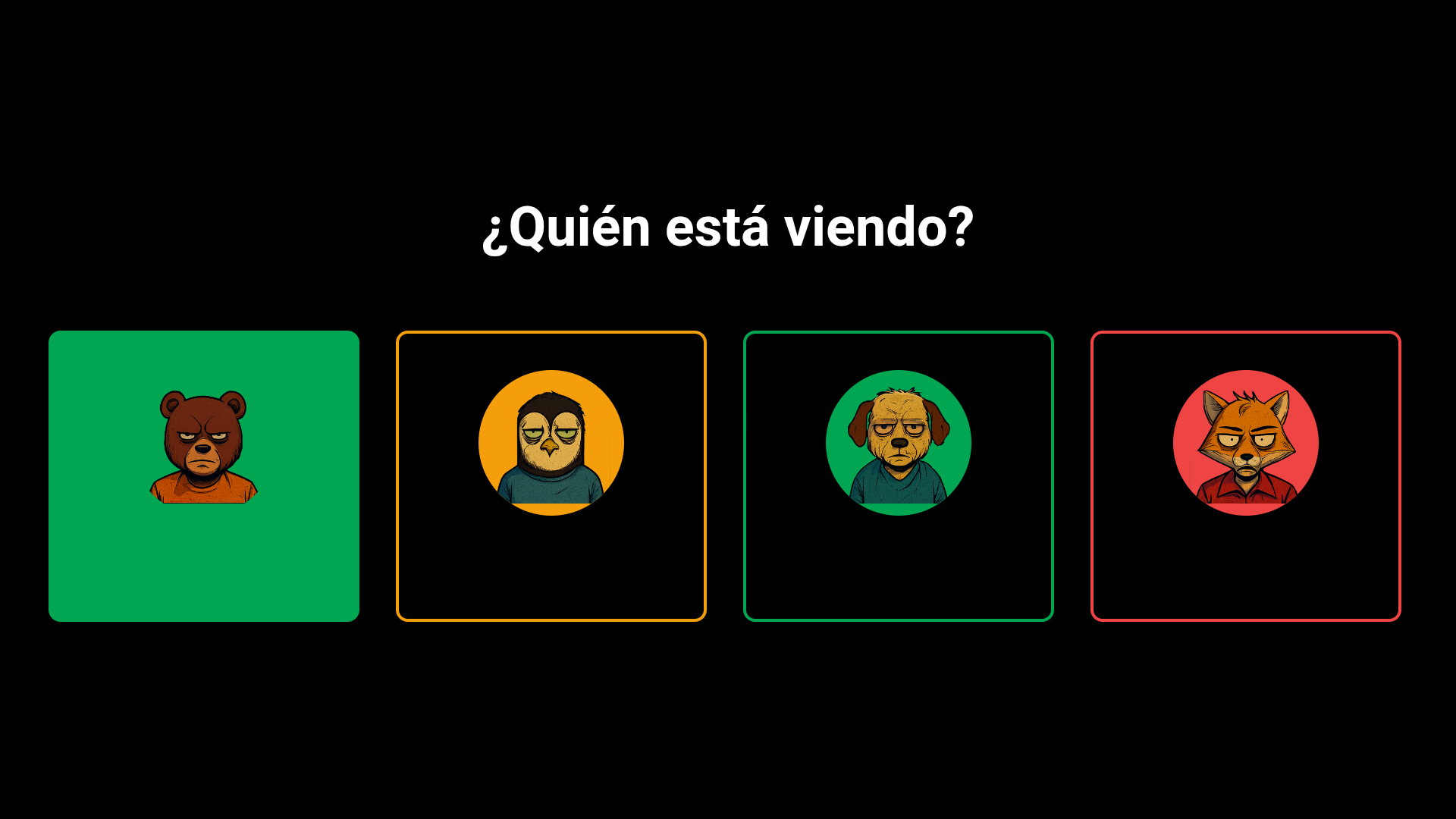 Selector de perfiles de SstreamBoxx en Fire TV